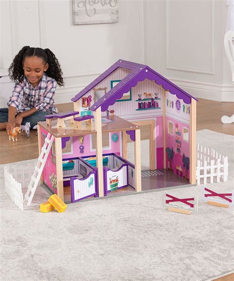 dollhouse horse stable|horse stable toys for girls.